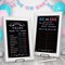 Baby Gender Reveal Party Supplies Kit, Photo Props Games Decorations,Boy or Girl, Includes 3 Game Posters (11x17), 3 Signs (8x10), 1 Erasable Marker, 48 Blue and Pink Voting Stickers
